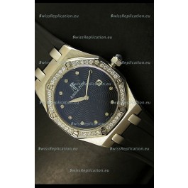 Audemars Piguet Royal Oak Ladies Quartz Replica Watch in Steel Case