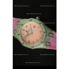Audemars Piguet Royal Oak Ladies Watch in Pink 