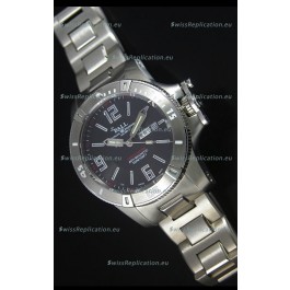 Ball Hydrocarbon Spacemaster Automatic Replica Day Date Watch in Black Dial - Original Citizen Movement 