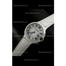 Cartier Ballon de Ladies Replica Watch in White Dial