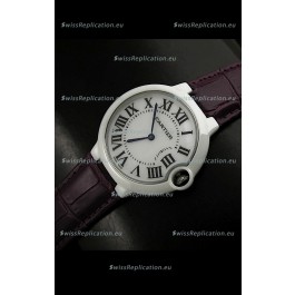 Cartier Ballon de Ladies Replica Watch in White Dial
