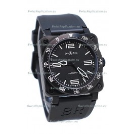 Bell and Ross BR 03 Type Aviation Carbon Swiss Automatic Watch
