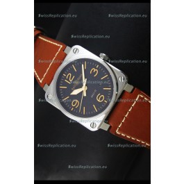 Bell & Ross Aviation BR03-92 Golden Heritage Edition Swiss Watch 