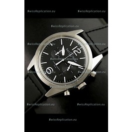 Bell and Ross BR126 Vintage Swiss Quartz Watch in Steel Case