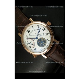 Breguet Retrograde Day/Date Japanese Automatic Watch with Tourbillon