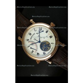 Breguet Retrograde Day/Date Japanese Automatic Watch with Tourbillon
