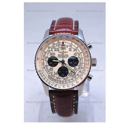 Breitling Navitimer Cosmonaute Swiss Replica Watch Steel Case