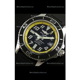 Breitling Superocean Swiss Replica Watch in Black Dial - Ultimate Mirror Replica