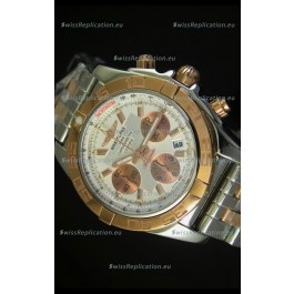 Breitling Chronomat Evolution Swiss Replica Watch in Pink Gold