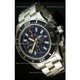 Breitling SuperOcean Abyss Swiss Chronograph Replica Watch - 1:1 Mirror Replica - 44MM Orange Markers