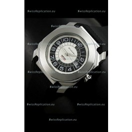 Bvlgari Gerald Genta Swiss Replica Watch in Black&White Dial