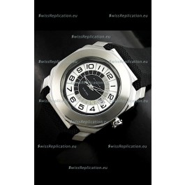 Bvlgari Gerald Genta Swiss Replica Watch in Black&White Dial
