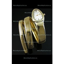 Bvlgari Serpenti Ladies Watch in Japanese Quartz Movement - Gold Plated Case