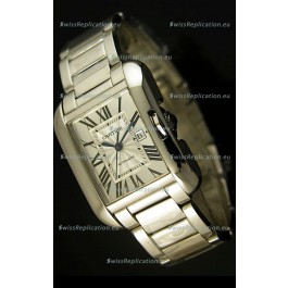 Cartier Tank Anglaise Mid Sized Swiss Watch - 1:1 Mirror Replica Watch