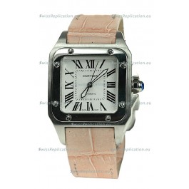 Cartier Santos 100 Mid Sized Swiss Replica Watch