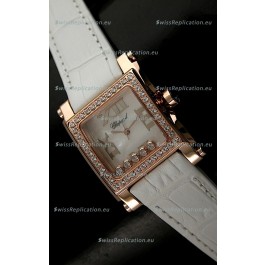 Chopard Happy Sport Swiss Replica Watch in Shell White Dial
