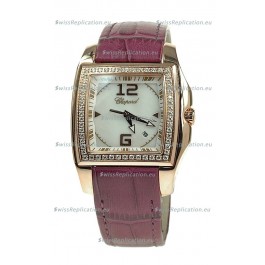 Chopard Two O Ten Ladies Swiss Replica Watch in Pink Strap