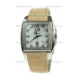 Chopard Two O Ten Ladies Swiss Replica Watch in Yellow Strap