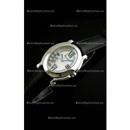 Chopard Happy Sport Swiss Replica Watch in Black Strap