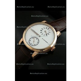 A.Lange & Sohne Glashutte In Sachskn Classic Replica Rose Gold Watch