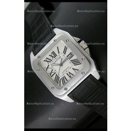 Cartier Santos 100 Swiss Automatic Watch - 1:1 Mirror Replica