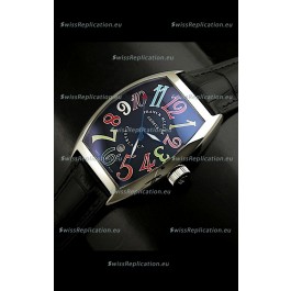 Franck Muller Casa Blanca Japanese Replica Watch in Black Dial