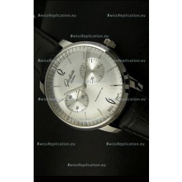 Glashuette Senator Japanese Replica Watch in Steel Dial