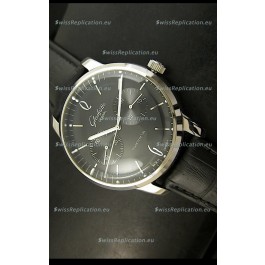 Glashuette Senator Japanese Replica Watch in Black Dial