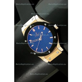 Hublot Fusion Bang in Rose Gold Casing with Black Carbon Dial