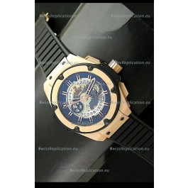 Hublot Big Bang King Power Skeleton Swiss Watch in Rose Gold