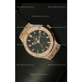 Hublot Classic Fusion 39MM Rose Gold Diamonds Case