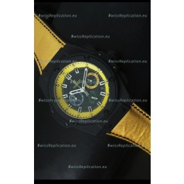 Hublot Big Bang Yellow Skeleton Swiss Quartz Watch 45MM