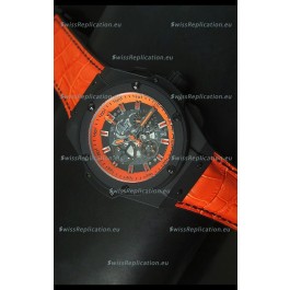 Hublot Big Bang Volcano Skeleton Swiss Quartz Watch 45MM