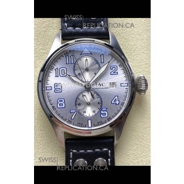 IWC PILOT'S Monopusher Steel Dial Replica Watch 