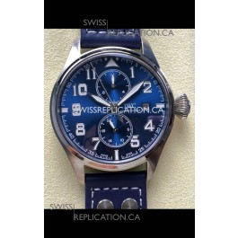 IWC PILOT'S Monopusher Le Petit Blue Dial Replica Watch 