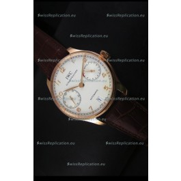 IWC Portugieser IW500701 Swiss Automatic Watch in White Dial - Updated 1:1 Mirror Replica 