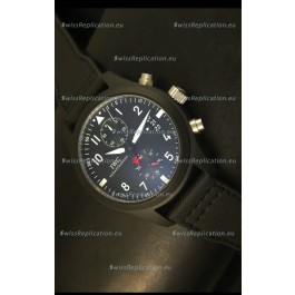 IWC Pilot Top Gun Chronograph Swiss Watch - 1:1 Mirror Replica Edition