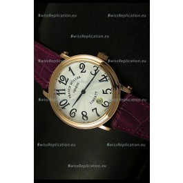 Franck Muller Master of Complications Liberty Japanese Watch Maroon Strap