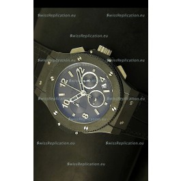 Hublot Big Bang Black Ceramic Case Watch in Quartz Movement