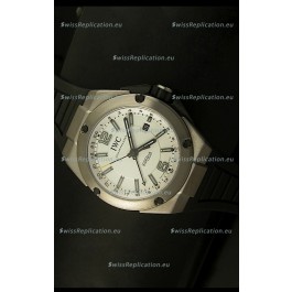 IWC Ingenieur Full Titanium Swiss Replica Watch in White Dial