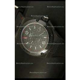 IWC Ingenieur Carbon Casing Swiss Replica Watch in Black Carbon Dial
