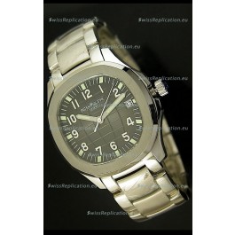 Patek Philippe 5167 Aquanaut Jumbo Swiss Replica Watch - 1:1 Mirror Replica Grey Dial