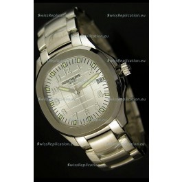 Patek Philippe 5167 Aquanaut Jumbo Swiss Replica Watch - 1:1 Mirror Replica White Dial