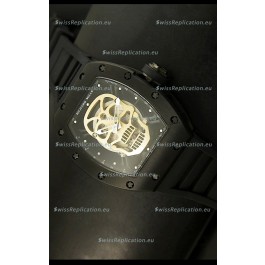 Richard Mille RM052 Skull Tourbillon Swiss Replica Watch in PVD Case