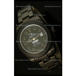 Rolex Submariner STEALTH MK IV Edition Swiss Replica Watch in PVD Strap