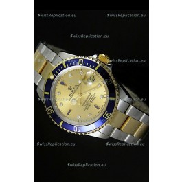 Rolex Submariner Gold Dial Swiss Replica Watch - 1:1 Mirror Replica Watch