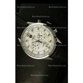 Tag Heuer Carrera Calibre 36 Flyback White Dial Replica Watch - Quartz Movement