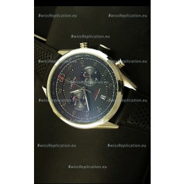 Tag Heuer Carrera Calibre 36 Flyback Black Dial Replica Watch - Quartz Movement