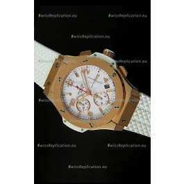Hublot Big Bang Pink Gold Casing Swiss Watch 40MM - 1:1 Mirror Replica 