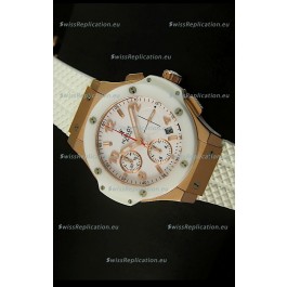 Hublot Big Bang Pink Gold Casing Swiss Watch 44MM - 1:1 Mirror Replica 